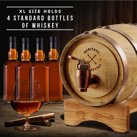 Hammer + Axe Dining Hammer Axe Whiskey Barrel 3l Beverage Dispenser